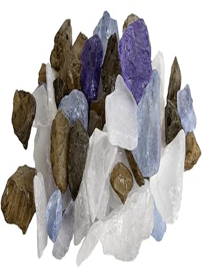 Galapagos Galápagos (05139) Aquarium Sea Glass - Tumbled Decorative Glass for Aquariums, Terrariums, Crafts, Vases, and Home Decor, 4 lb Bag, Pacific Mix - Image 4